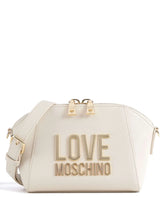 LOVE MOSCHINO Love Lettering Crossbody bag synthetic ivory